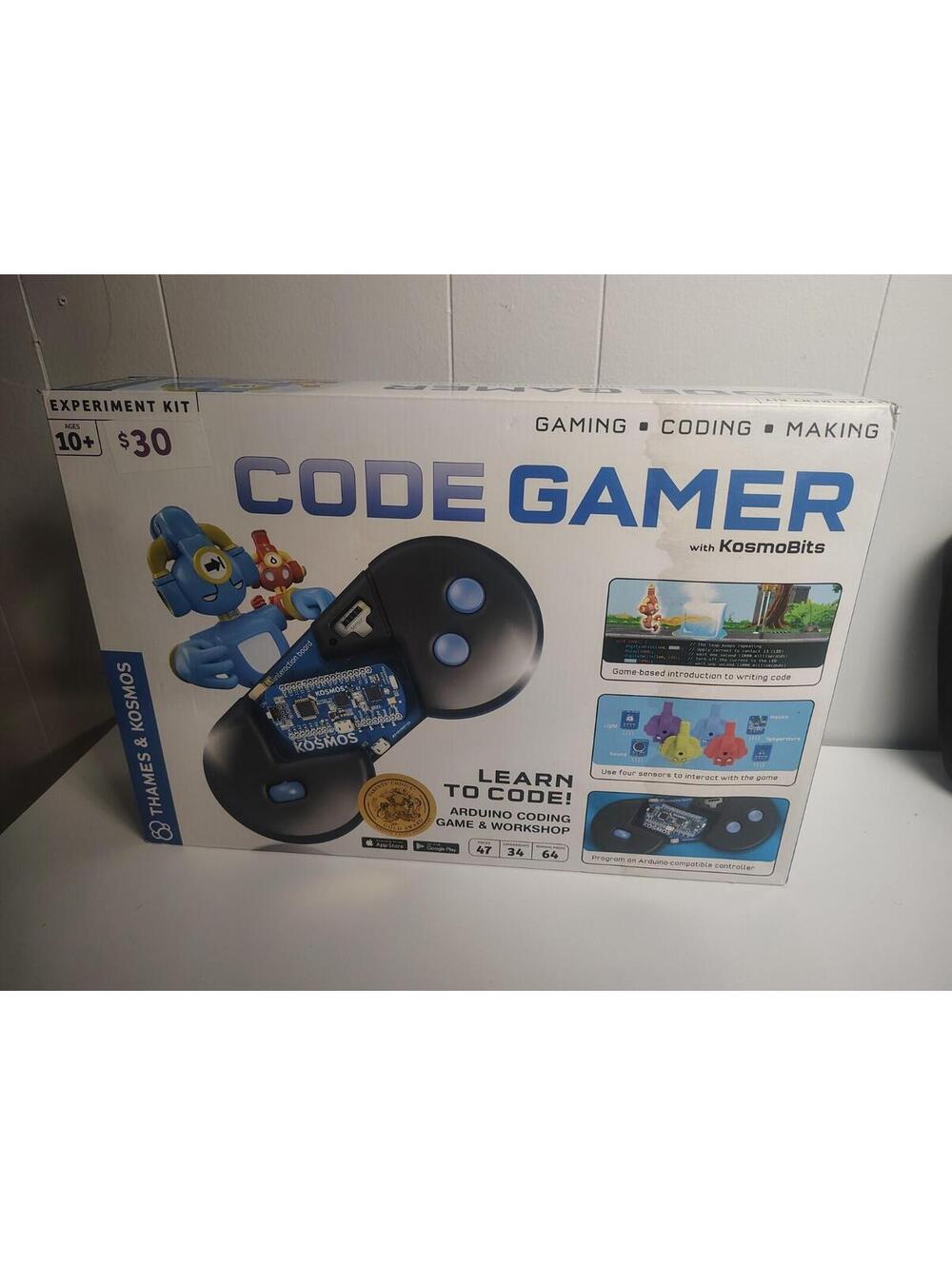 Thames & Kosmos Code Gamer with Kosmobits Arduino Coding Game and Workshop 4a